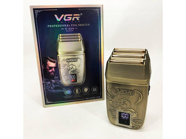 Електробритва VGR V-349 шейвер, потрійне лезо - Фото 4