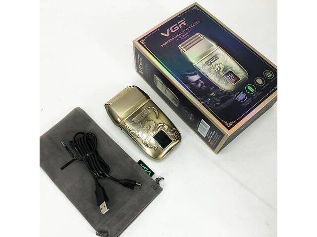 Електробритва VGR V-349 шейвер, потрійне лезо - Фото 8