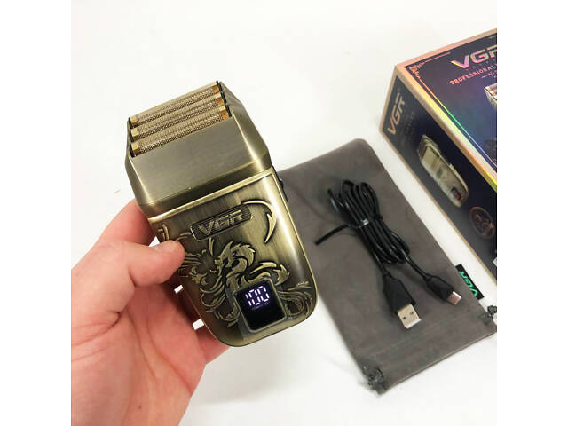 Електробритва VGR V-349 шейвер, потрійне лезо - Фото 16