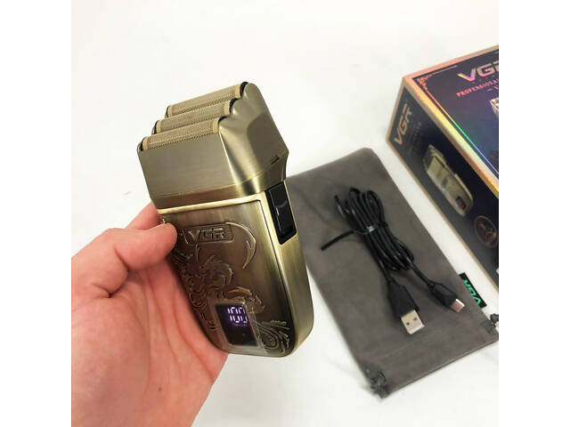 Електробритва VGR V-349 шейвер, потрійне лезо - Фото 17