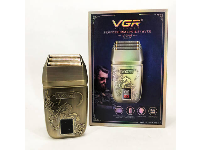 Електробритва VGR V-349 шейвер, потрійне лезо - Фото 19