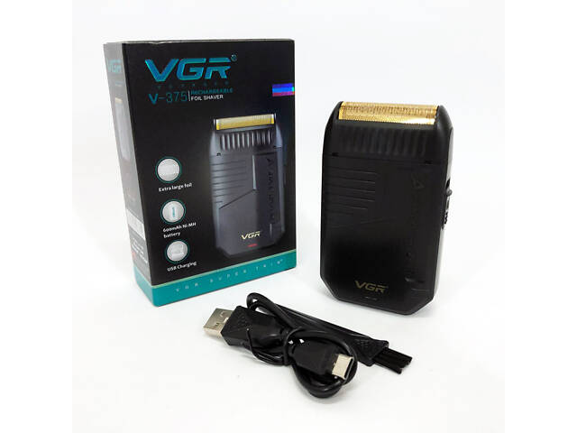 Електробритва VGR V-375 шейвер, Професійний шейвер-електробритва, Електробритва-шейвер чоловічий - Фото 3