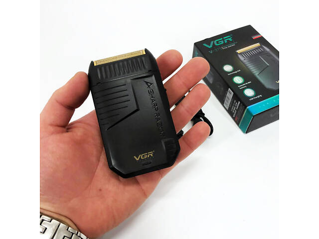 Електробритва VGR V-375 шейвер, Професійний шейвер-електробритва, Електробритва-шейвер чоловічий - Фото 7