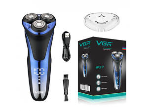 Электробритва VGR V306 беспроводная, водонепронецаемоя