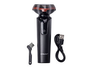 Электробритва 5 Вт 800 mAh бритва электрическая беспроводная с тремя бритвенными головками Sokany SK-16038R