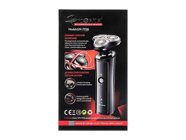 Электробритва Gemei GM-7728 - Фото 1