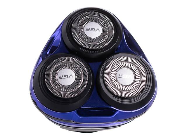 Електробритва чоловіча з LED-дисплеєм професійна VGR V-306 - Фото 6