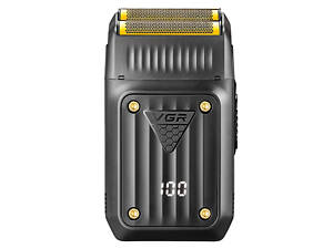 Электробритва мужская шейвер с двойным лезвием и LED-дисплеем VGR HP-V-363