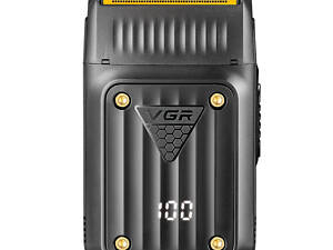 Электробритва мужская шейвер с двойным лезвием и LED-дисплеем VGR V-363