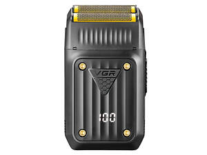 Електробритва чоловіча шейвер з подвійним лезом та LED-дисплеєм VGR V-363