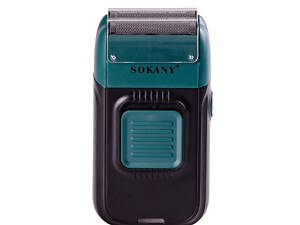 Електрична бритва для чоловіків машинка для гоління обличчя електробритва на акумуляторі 1400 мАг Зелений