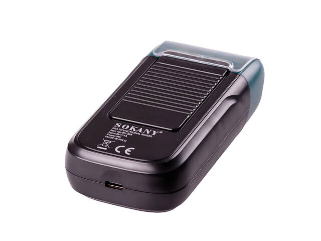 Електрична бритва для чоловіків машинка для гоління обличчя електробритва на акумуляторі 1400 мАг Зелений - Фото 3