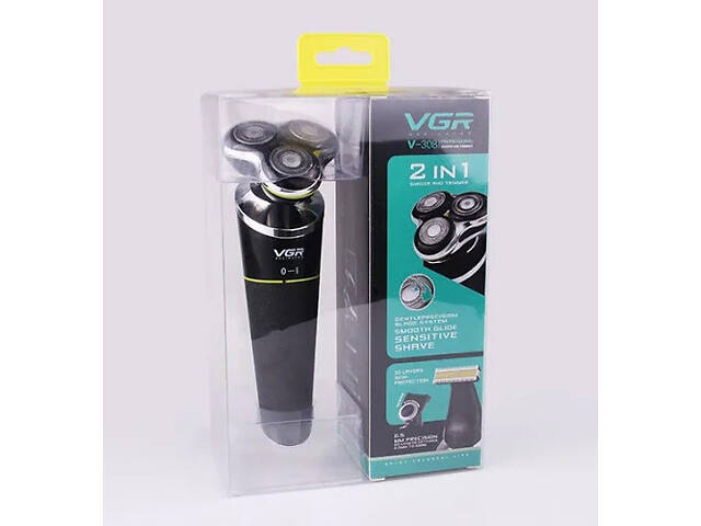 Электробритва VGR V-308 Триммер 2 в 1 - Фото 9