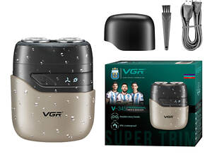 Електробритва VGR V-345. Колір: бежевий