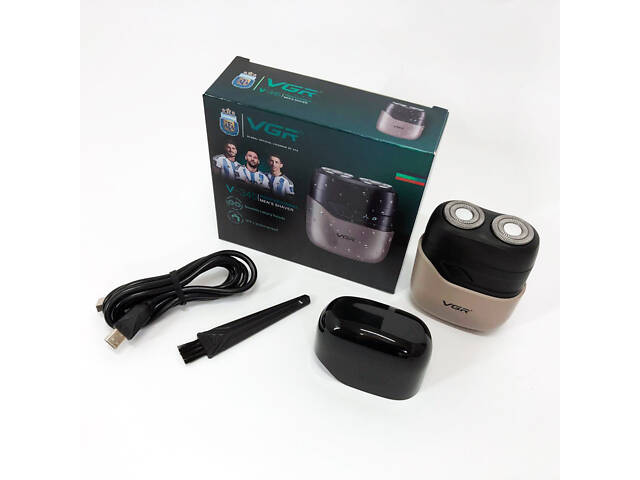 Електробритва VGR V-345. Колір: бежевий - Фото 16