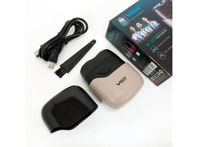 Електробритва VGR V-345. Колір: бежевий - Фото 18
