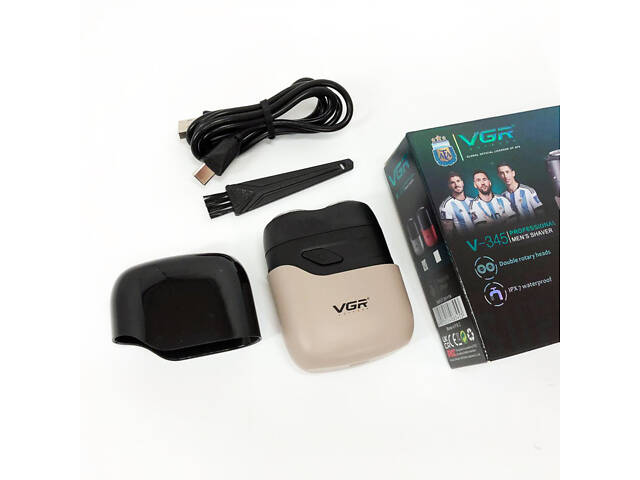 Електробритва VGR V-345. Колір: бежевий - Фото 19