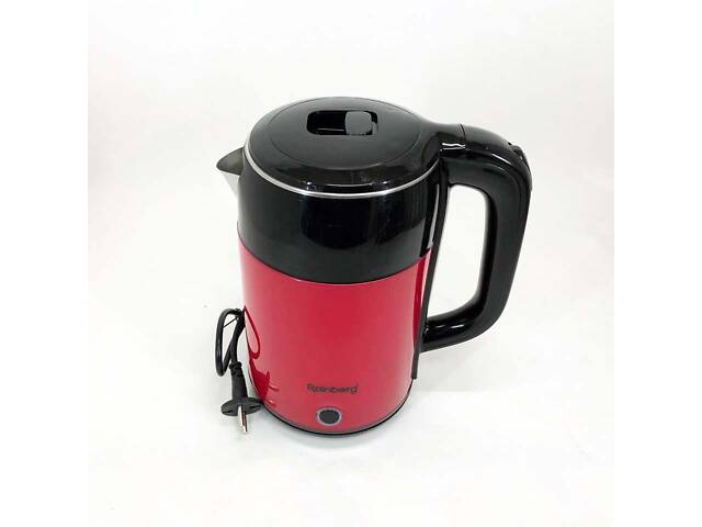Електрочайник дисковий Rainberg RB-2244 2000 Вт 2л, електронний чайник, дисковий чайник. Колір: червоний - Фото 12