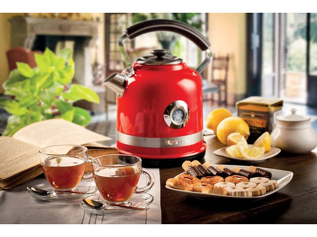 Електрочайник Ariete Moderna ART-2854 BKRD 1,7 л червоний - Фото 6