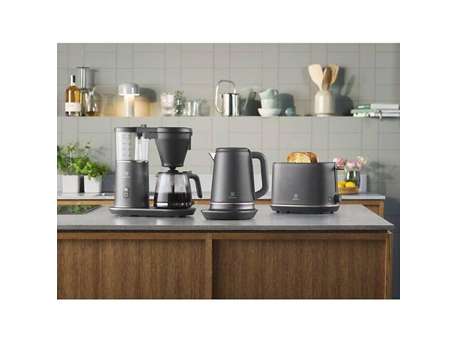 Електрочайник Electrolux, 1,7л, Strix, метал, мат, підтримка темп, чорний (E7K1-6BP) - Фото 8