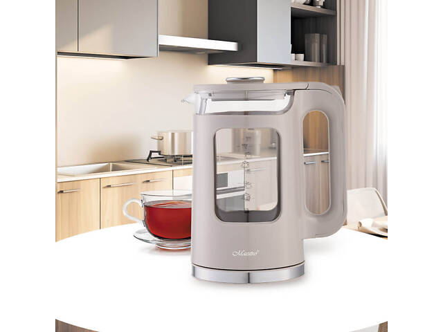 Електрочайник Maestro MR-065-Beige 1.7 л бежевий - Фото 1