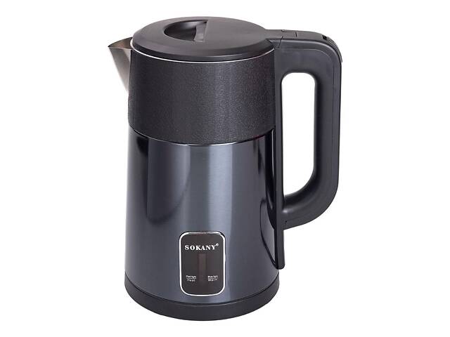 Електрочайник з автоматичним вимкненням 2,5 л Sokany побутовий 1500 Вт SK-09017G - Фото 2