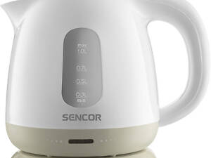 Електрочайник Sencor SWK 1103LM 1 л білий з пісочним