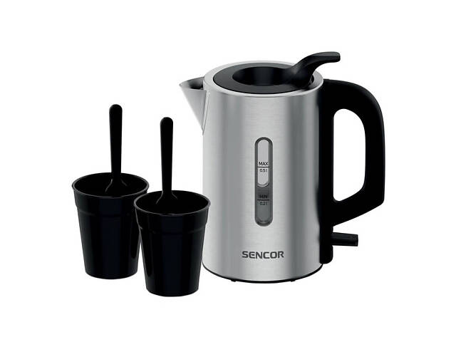 Електрочайник Sencor SWK 170SS 0.5 л сріблястий - Фото 2