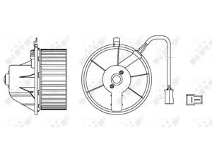 Електродвигун (вентилятор) салону