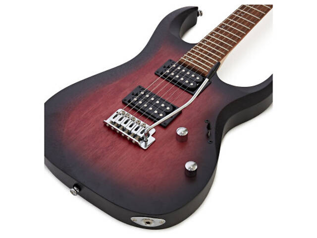 Електрогітара Cort X100 Open Pore Black Cherry Burst (X100 OPBB) - Фото 2