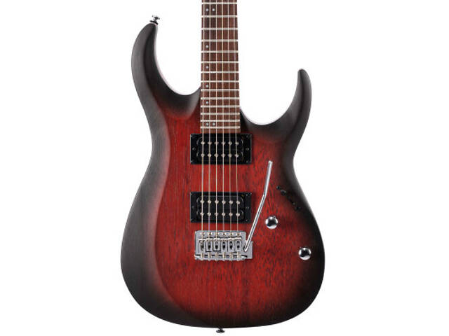 Електрогітара Cort X100 Open Pore Black Cherry Burst (X100 OPBB) - Фото 7