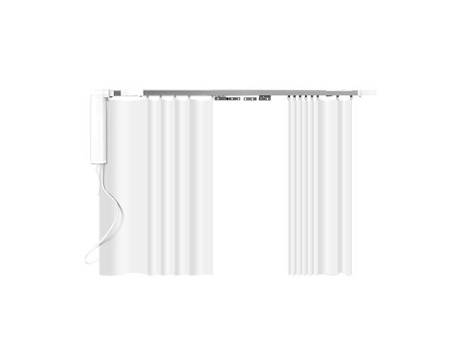 Електрокарниз з відкриттям штор з центру у дві сторони Livolo білий (VL-SHQ011S2) - Фото 6