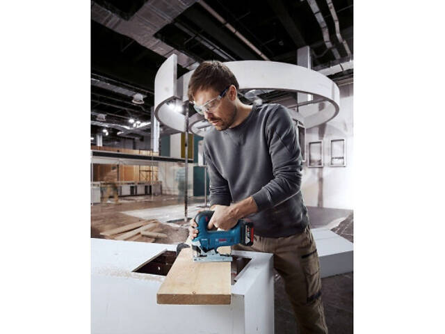 Электролобзик Bosch GST 185-LI, 18В, 4Ач, 0-3500 об/мин, ход 26мм, кейс (0.601.5B3.023) - Фото 10