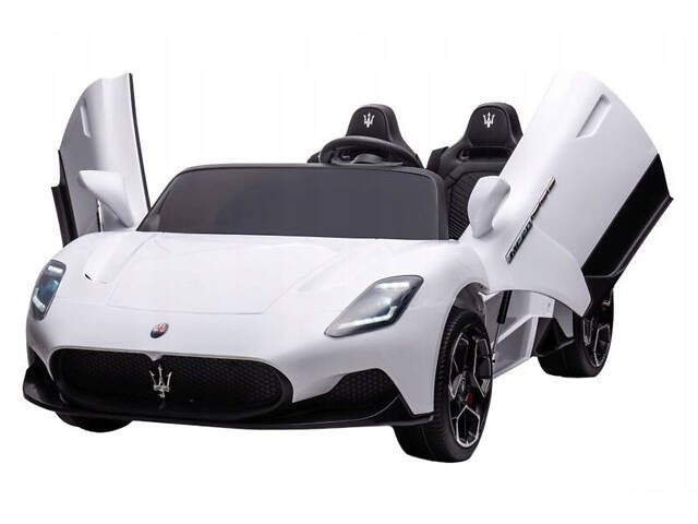 Електромобіль дитячий двомісний Maserati S313 білий - Фото 1