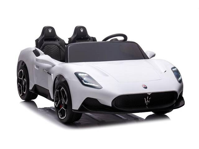 Електромобіль дитячий двомісний Maserati S313 білий - Фото 2
