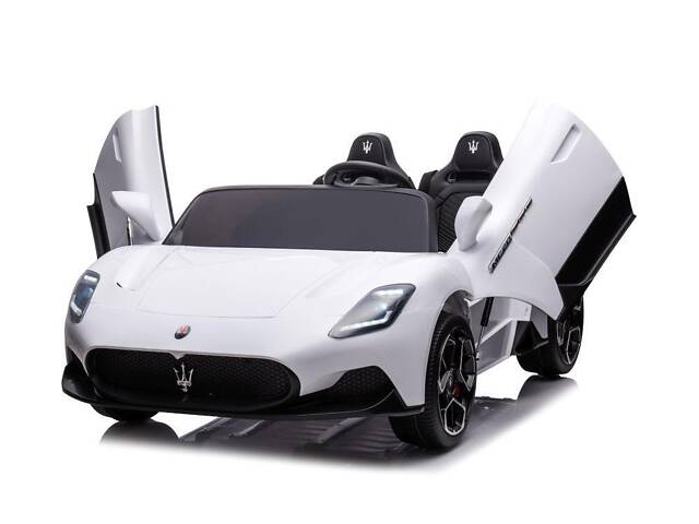 Електромобіль дитячий двомісний Maserati S313 білий - Фото 3
