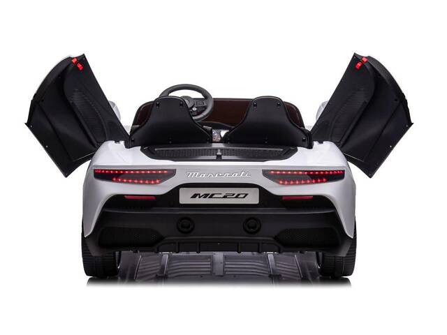 Електромобіль дитячий двомісний Maserati S313 білий - Фото 4