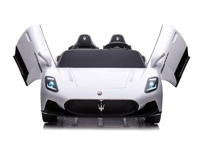 Електромобіль дитячий двомісний Maserati S313 білий - Фото 6