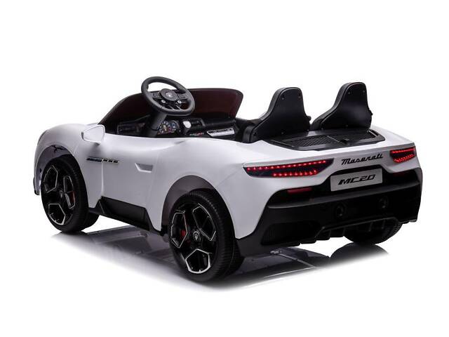 Електромобіль дитячий двомісний Maserati S313 білий - Фото 8