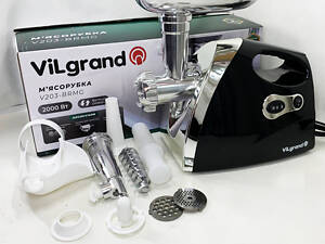Електром'ясорубка ViLgrand V203-BRMG. Колір: чорний