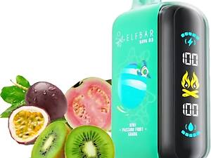 Електрона сигарета ELF BAR Raya 25000 тяг (Киви-Гуава)