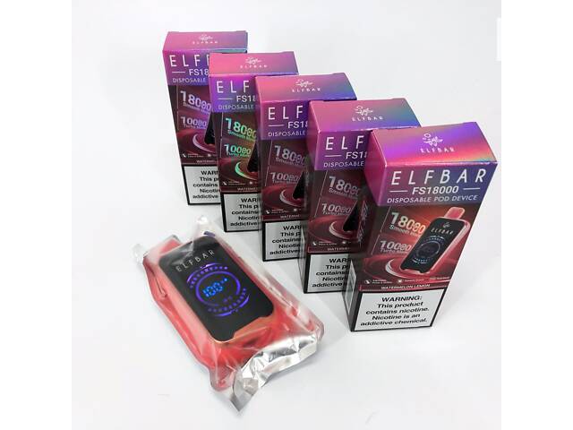 Електрона сигарета цигарка ELF BAR на 18000 затягувань - Фото 2