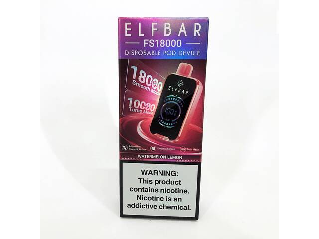 Електрона сигарета цигарка ELF BAR на 18000 затягувань - Фото 4