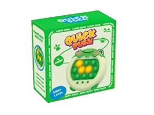 Электронная игра 668-30 Поп Ит Pop It, музыка, свет, в коробке (6903317673629) Зелёный