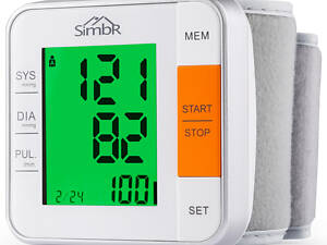Электронный наручний монитор артериального давления SIMBR W02,