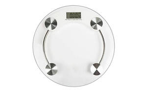 Электронные напольные стеклянные весы круглые Bitek 1603 180 кг