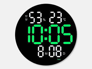 Электронные настенные часы с термометром XPRO DS-3813L (46641-DS 3813 L_498)