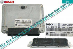 Электронный блок управления двигателем ( ЭБУ / ECU ) 0281010273 Opel / ОПЕЛЬ OMEGA B 2000-2003 / ОМЕГА Б 00-03