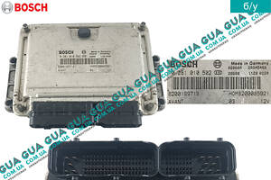 Електронний блок керування двигуном (ЕБУ/ECU) 0281010502 Renault/РЕНО KANGOO 1997-2007/КАНГУ 97-07