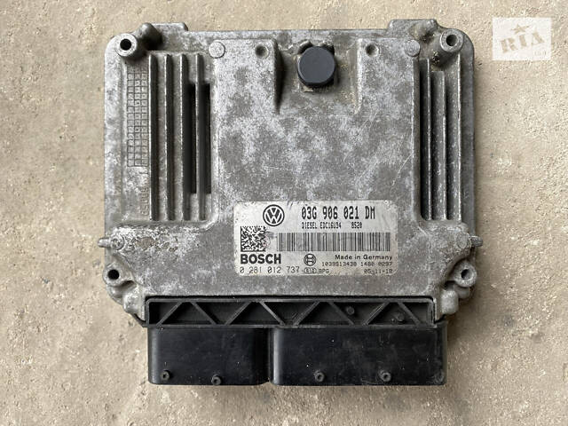 Електронний блок керування двигуном Volkswagen CADDY, TOURAN 1.9TDI, 03G906021DM, 0281012737,03 G 906021 DM
